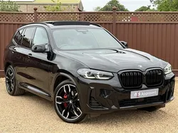 Black metallic Used 2022 BMW X3 Shadowline SUV | £43,900