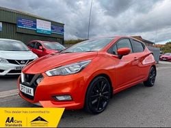 Orange Used 2017 Nissan Micra Tekna Hatchback | £8,250 (Fair price)