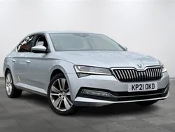Silver Used 2021 Skoda Superb SE L Hatchback | £17,489 (Fair price)
