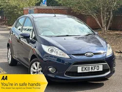 Blue Used 2011 Ford Fiesta Zetec Hatchback | £4,295 (Fair price)
