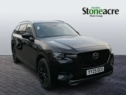 Black New 2025 Mazda CX-80 Homura-Line SUV | £44,495