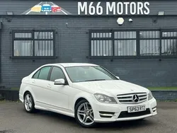 White Used 2013 Mercedes C180 AMG Sedan | £8,995 (Fair price)