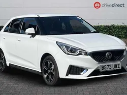 Premium paint arctic white Used 2022 MG MG3 Exclusive Hatchback | £11,405 (Fair price)
