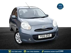Grey Used 2012 Nissan Micra Acenta Hatchback | £2,000 (Fair price)