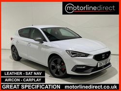 White Used 2021 Seat Leon FR Hatchback | £9,889 (Fair price)