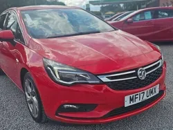 Red Used 2017 Vauxhall Astra SRi Hatchback | £4,895 (Fair price)