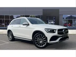 White Used 2022 Mercedes GLC220 AMG Line Premium SUV | £29,982 (A bit pricey)