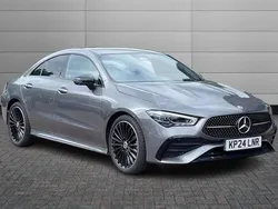 Mountain grey Used 2024 Mercedes CLA200 AMG Line Premium Plus Sedan | £34,050 (A bit pricey)