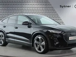 Black Used 2024 Audi Q4 Sportback e-tron Black Edition SUV | £41,000