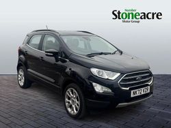 Black Used 2022 Ford Ecosport Titanium SUV | £11,999 (Fair price)