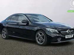 Black Used 2021 Mercedes C220 AMG line Sedan | £19,299 (Good price)