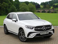 White Used 2024 Mercedes GLC300e AMG line Estate | £44,995 (Expensive)