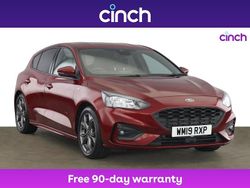 Red Used 2019 Ford Focus ST-Line Hatchback | £10,099 (Fair price)