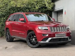 Deep cherry red crystal pearlcoat Used 2015 Jeep Grand Cherokee Summit SUV | £14,995 (A bit pricey)