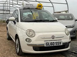 White Used 2011 Fiat 500 Lounge Hatchback | £2,499 (Fair price)