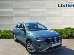 Petrol blue Used 2023 VW T-Roc Life SUV | £22,990 (Fair price)