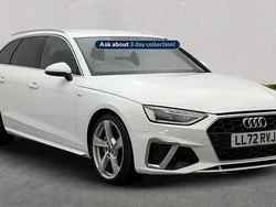 White Used 2023 Audi A4 S-Line Estate | £25,703 (Fair price)