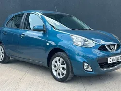 Blue Used 2014 Nissan Micra Acenta Hatchback | £7,795 (Fair price)