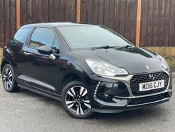 Black Used 2016 DS Automobiles DS3 Chic Hatchback | £3,495 (Fair price)