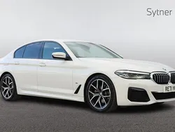 White Used 2021 BMW 520 M Sport | £26,000 (Fair price)