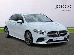 White Used 2020 Mercedes A200 AMG line Hatchback | £17,201 (Fair price)