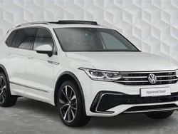 White New 2025 VW Tiguan Allspace R-line SUV | £35,091 (Fair price)