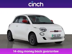 White Used 2022 Fiat 500e Red Hatchback | £12,999 (Fair price)