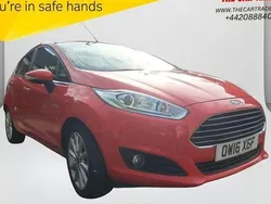 Red Used 2016 Ford Fiesta Titanium Hatchback | £7,288 (Fair price)