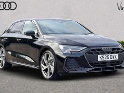 Used 2025 Audi A3 Sportback Black Edition Hatchback | £29,526 (Expensive)