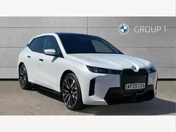 White New 2025 BMW iX M Sport SUV | £74,650