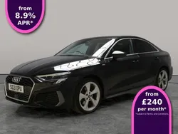 Black Used 2021 Audi A3 S-Line Sedan | £18,469 (Good price)
