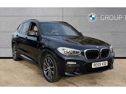 Carbon black Used 2019 BMW X3 M Sport SUV | £24,551 (Expensive)