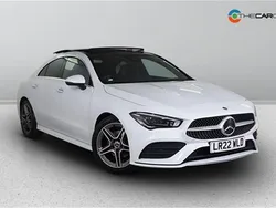 White Used 2022 Mercedes CLA180 AMG Line Premium Plus Sedan | £25,475 (Fair price)