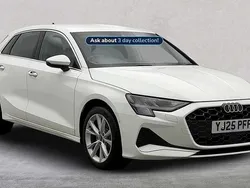 White New 2025 Audi A3 e-tron Sport Hatchback | £29,999 (Fair price)