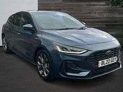 Blue Used 2022 Ford Focus ST-Line Hatchback | £14,668 (Fair price)