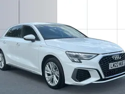 White Used 2022 Audi A3 e-tron S-Line Hatchback | £21,875 (Fair price)