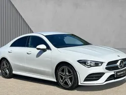 White Used 2022 Mercedes CLA220 AMG line Sedan | £23,055 (Fair price)