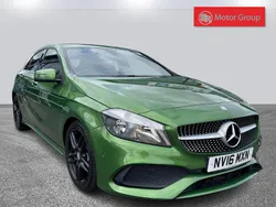Green Used 2016 Mercedes A200 Executive Hatchback | £9,990 (A bit pricey)