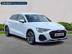 White Used 2025 Audi A3 S-Line Hatchback | £30,246 (Expensive)