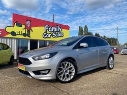 Silver Used 2017 Ford Focus ST-Line Hatchback | £9,995 (Fair price)