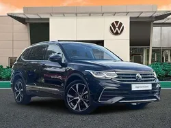 Deep black Used 2025 VW Tiguan Allspace R-line SUV | £34,791 (A bit pricey)