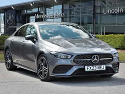 Grey Used 2023 Mercedes CLA180 AMG Line Premium Sedan | £24,899 (Fair price)