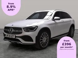 White Used 2020 Mercedes GLC220 AMG Line Premium Estate | £25,090 (Fair price)