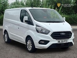 White Used 2020 Ford Transit Custom Limited Van | £17,499 (A bit pricey)