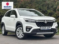 White New 2025 Suzuki SX4 S-Cross SUV | £19,495 (A bit pricey)