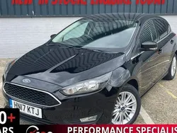 Black Used 2017 Ford Focus Zetec Hatchback | £5,500 (Fair price)