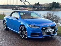 Blue Used 2017 Audi TT Roadster Design Cabriolet | £23,999 (Fair price)