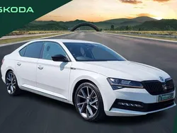 White Used 2024 Skoda Superb SportlinePlus Hatchback | £26,490 (Fair price)