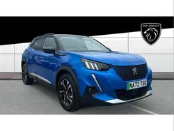 Blue Used 2022 Peugeot e-2008 GTi SUV | £14,681 (Fair price)