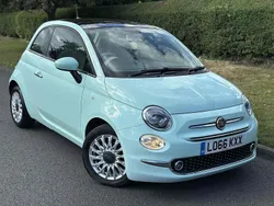 Smooth mint Used 2016 Fiat 500 Lounge Hatchback | £5,290 (Fair price)